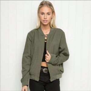 Brandy Melville Kasey Bomber Jacket